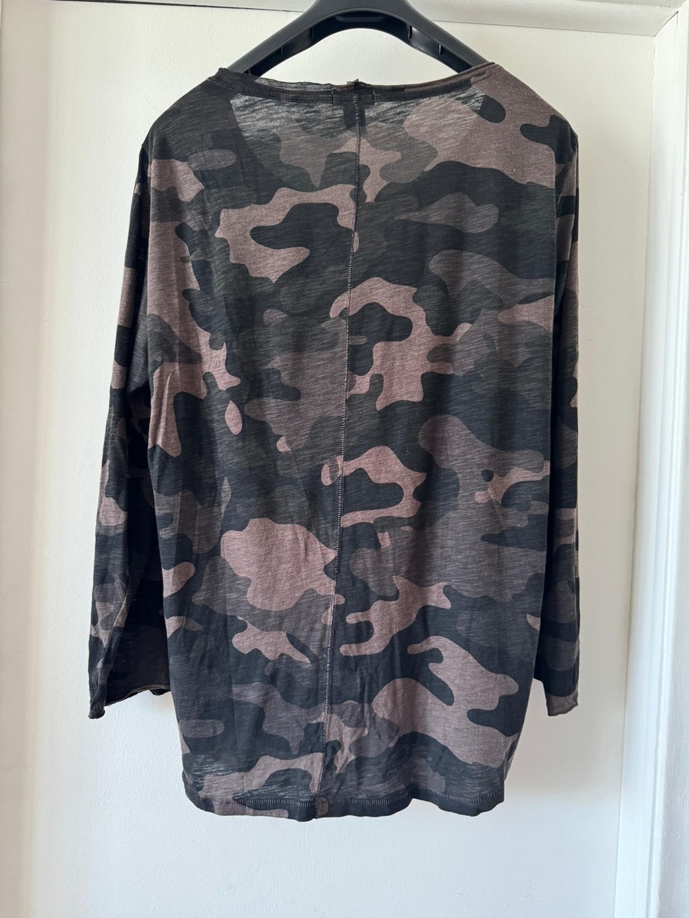 H&M DIVIDED Dark Brown Long Sleeve Top